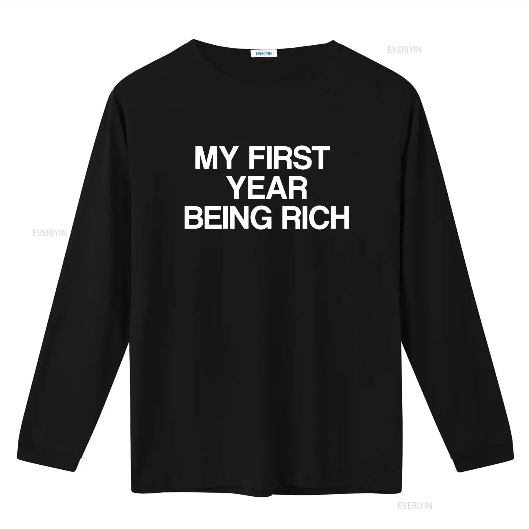 First Year Being Rich T Shirt  - Luxury Lifestyle Of Celebrities recension och pris