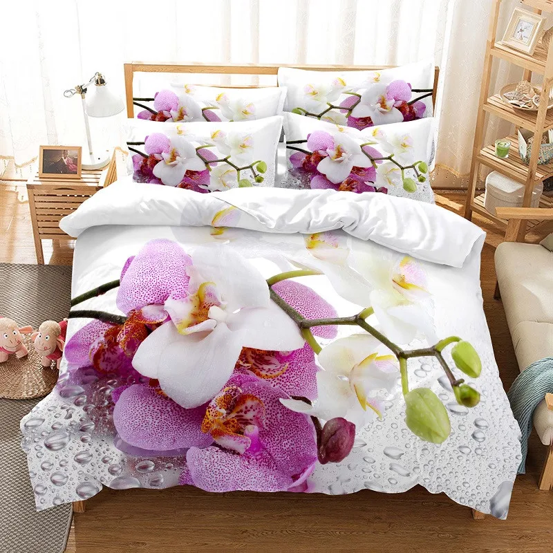 Flowers Bedding Set Duvet Cove - Linen Duvet Cover recension och pris