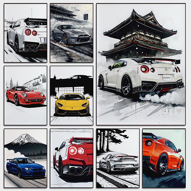 Japanese Style Supercar Wall A - Luxury Lifestyle Japan recension och pris