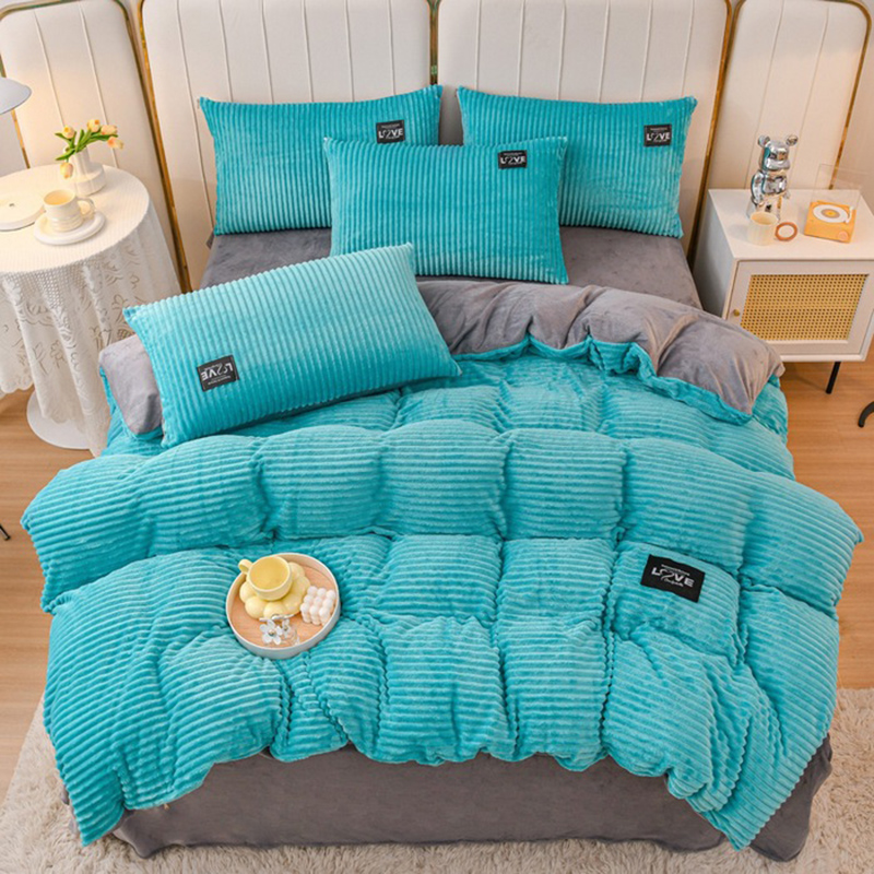 3pcs Duvet Cover Winter Warm B - Linen Duvet Cover recension och pris